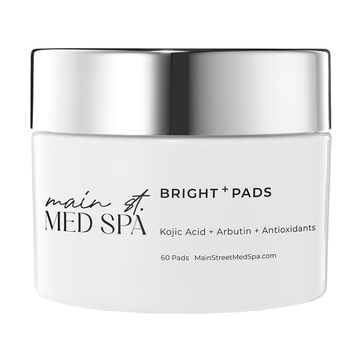 Main Street Med Spa Bright + Pads, 60 pads