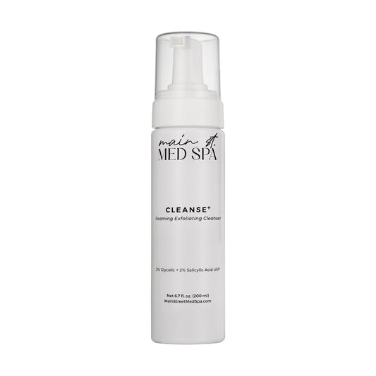 Main Street Med Spa Cleanse+ Foaming Exfoliating Cleanser